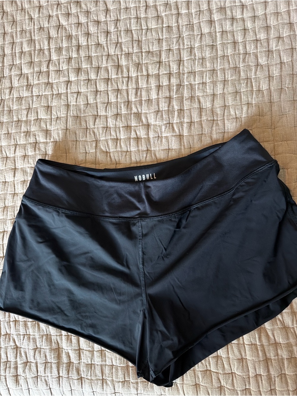 NOBULL Black Women's Training Shorts with Supportive Waistband